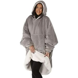 🆕The Comfy Original in Gray - Cozy Wearable Blanket Sherpa / Fleece Unisex OSFM